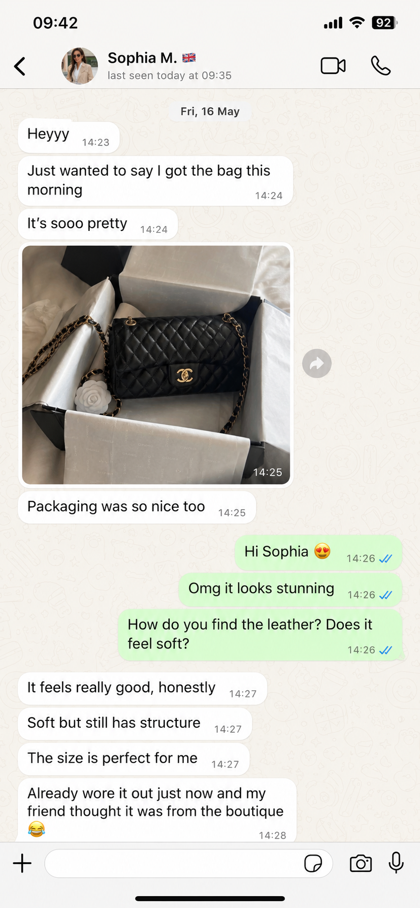 WhatsApp Client Conversation 8